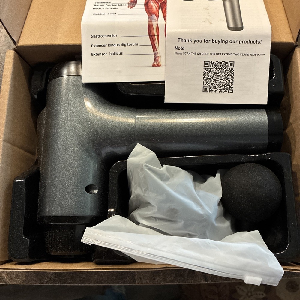 Olsky M68-7 Massage Gun 8 Heads Percussion Handheld Cordless USB Charging